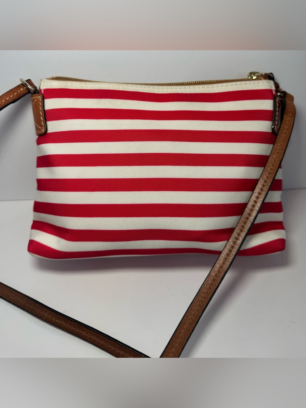 Dooney & Bourke Sullivan Coated Cotton Crossbody Pouchette. - Picture 3 of 11